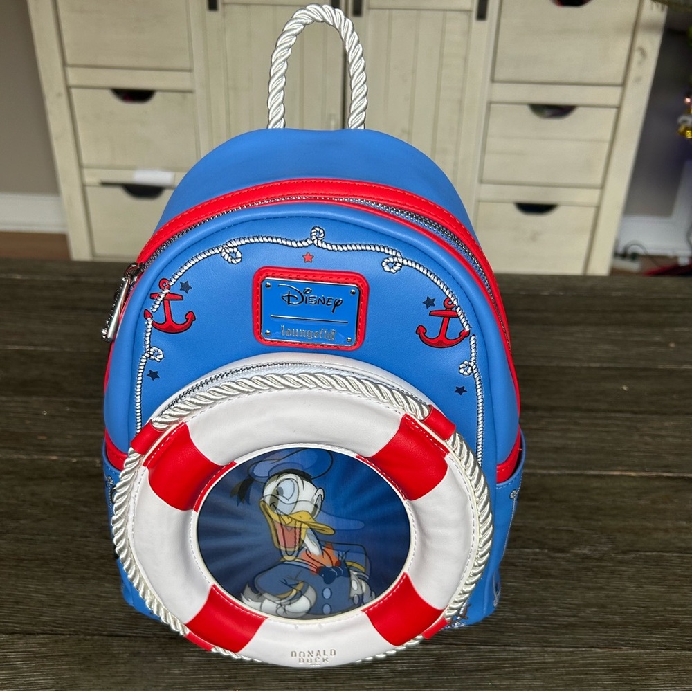 NWT Disney Loungefly Donald Duck  Backpack